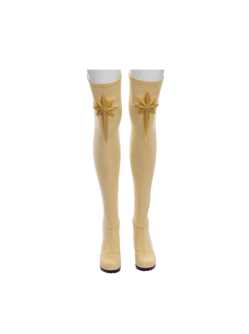 The Boys Season 2 Halloween Cosplay Starlight Annie January Backless Battle Suit Accessories Golden Boots