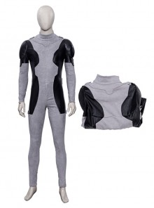 Comics X-Force Halloween Cosplay White Deadpool Gray-black Battle Suit Costume Bodysuit