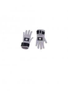 Comics X-Force Halloween Cosplay White Deadpool Gray-black Battle Suit Accessories Gray Gloves