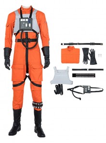 Star Wars Halloween Cosplay Squadrons Fighter Flight Suit Costume Set