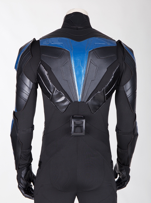 Titans Season 3 Halloween Cosplay Nightwing Dick Grayson Battle Suit Costume Leather Version Full Set