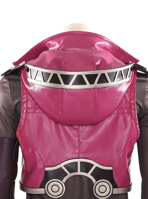 Xenoblade Chronicles Halloween Cosplay Shulk Pink Vest Jacket Set Costume Pink Vest