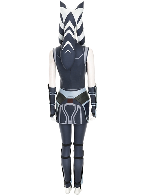 Star Wars The Clone Wars Halloween Cosplay Ahsoka Tano Costume Full Set