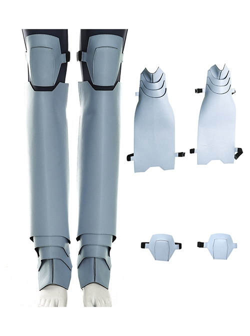 Star Wars The Clone Wars Halloween Cosplay Ahsoka Tano Accessories Leg Guards And Knee Guards