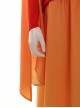 Star Wars Episode I The Phantom Menace Halloween Cosplay Padme Amidala Orange Gradient Dress Costume Full Set