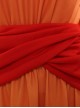 Star Wars Episode I The Phantom Menace Halloween Cosplay Padme Amidala Orange Gradient Dress Costume Full Set