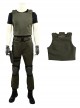 Resident Evil 3 Remake Biohazard RE 3 Halloween Cosplay Carlos Oliveira Costume Inner Vest