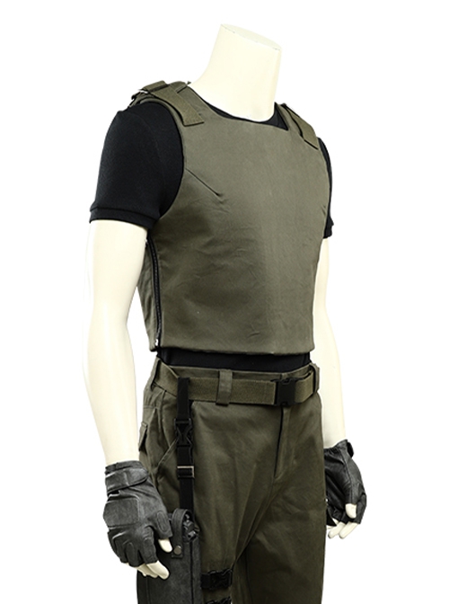 Resident Evil 3 Remake Biohazard RE 3 Halloween Cosplay Carlos Oliveira Costume Inner Vest