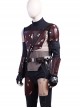 The Mandalorian Halloween Cosplay Mandalorian Costume Black Top And Shoulder Armors