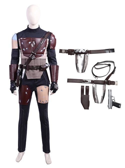 The Mandalorian Halloween Cosplay Mandalorian Accessories Belt Components And Back Straps Components