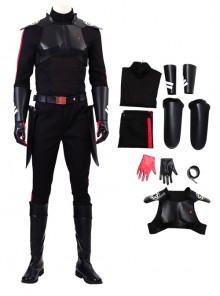 Star Wars Jedi Fallen Order Inquisitor Halloween Cosplay Cal Kestis Black Battle Suit Costume Full Set