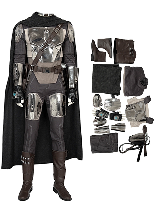 Crisis On Infinite Earths Halloween Cosplay The Mandalorian Costume Set Without Helmet