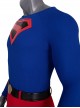 Crisis On Infinite Earths Halloween Cosplay Superman Blue Battle Suit Costume Bodysuit