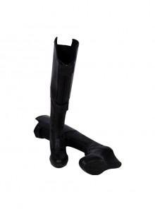 Black Widow Halloween Cosplay Natasha Romanoff Black Battle Suit Accessories Black Boots