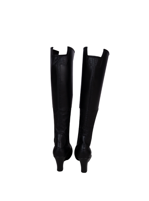 Black Widow Halloween Cosplay Natasha Romanoff Black Battle Suit Accessories Black Boots