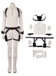 Black Widow Halloween Cosplay Natasha Romanoff White Battle Suit Costume Full Set