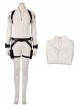 Black Widow Halloween Cosplay Natasha Romanoff White Battle Suit Costume White Bodysuit