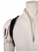 Black Widow Halloween Cosplay Natasha Romanoff White Battle Suit Accessories White Shoulder Guards