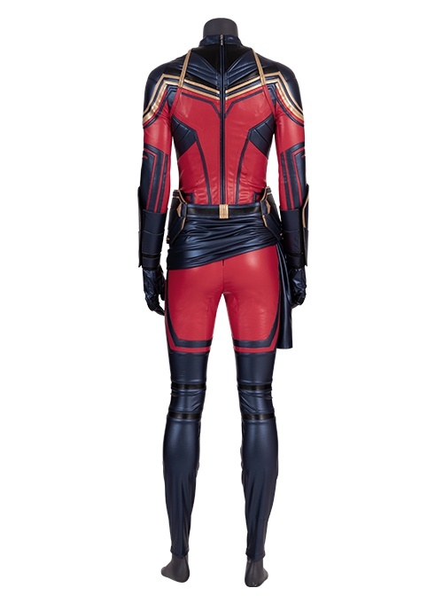 The Avengers 4 Endgame Halloween Cosplay Captain Marvel Carol Danvers Costume Set