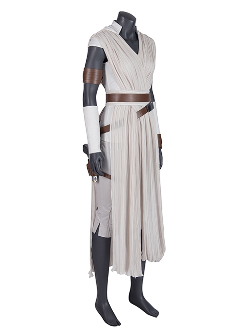 Star Wars The Rise Of Skywalker Halloween Cosplay Rey Skywalker Costume Gray Top