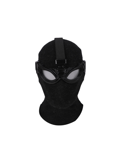 Spider-Man Far From Home Halloween Cosplay Peter Parker Sneak Version Black Battle Suit Accessories Headcover And Eye Mask