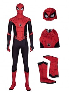 Spider-Man Far From Home Halloween Cosplay Spider-Man Peter Parker Costume Full Set