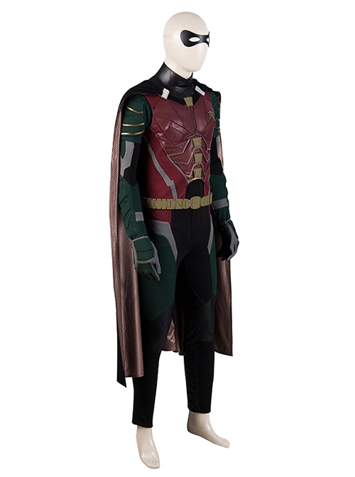 TV Drama Titans Halloween Cosplay Robin Dick Grayson Costume Full Set