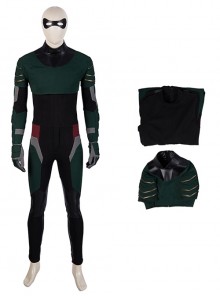 TV Drama Titans Halloween Cosplay Robin Dick Grayson Costume Bodysuit And Top