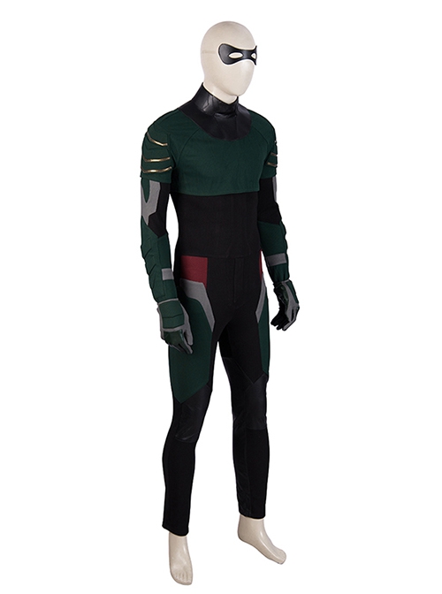 TV Drama Titans Halloween Cosplay Robin Dick Grayson Costume Bodysuit And Top