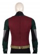 TV Drama Titans Halloween Cosplay Robin Dick Grayson Costume Red Vest With Waistband