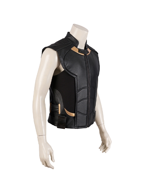 Avengers Endgame Halloween Cosplay Hawkeye Clint Barton Costume Black Vest