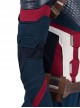 Avengers Endgame Halloween Cosplay Captain America Steve Rogers Battle Suit Costume Full Set Without Hat