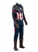 Avengers Endgame Halloween Cosplay Captain America Steve Rogers Battle Suit Costume Full Set Without Hat