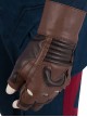 Avengers Endgame Halloween Cosplay Captain America Steve Rogers Battle Suit Accessories Brown Gloves