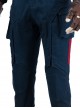 Avengers Endgame Halloween Cosplay Captain America Steve Rogers Battle Suit Costume Blue Pants