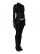 Avengers Endgame Halloween Cosplay Black Widow Natasha Romanoff Black Battle Suit Costume Full Set