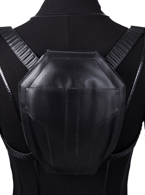 Avengers Endgame Halloween Cosplay Black Widow Natasha Romanoff Black Battle Suit Accessories Belt And Backpack Components