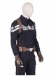 Avengers Endgame Halloween Cosplay Captain America Steve Rogers Pure Color Battle Suit Costume Shoulder Collar And Top