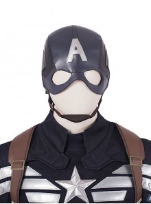 Avengers Endgame Halloween Cosplay Captain America Steve Rogers Pure Color Battle Suit Accessories Headcover