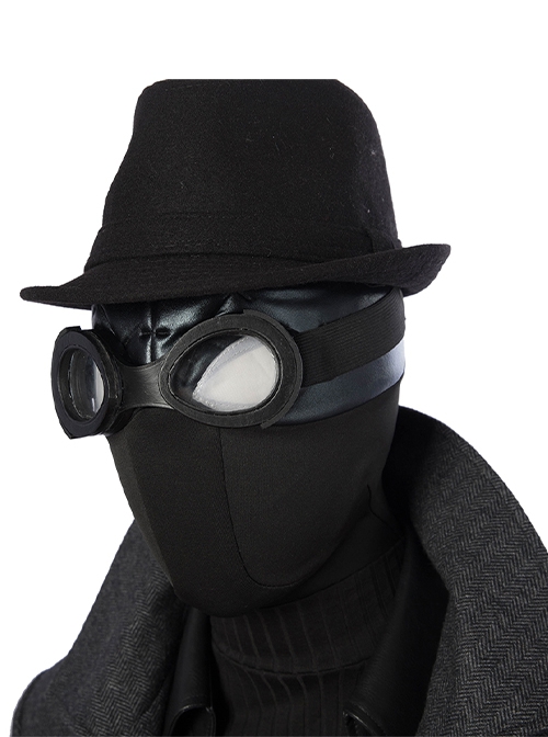 Spider-Man Into The Spider-Verse Halloween Cosplay Spider-Man Noir Peter Parker Costume Set