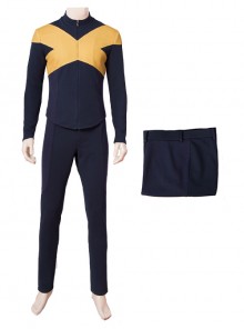 X-Men Dark Phoenix Halloween Cosplay College X-Men Male Uniform Cyclops Scott Summers Costume Dark Blue Trousers