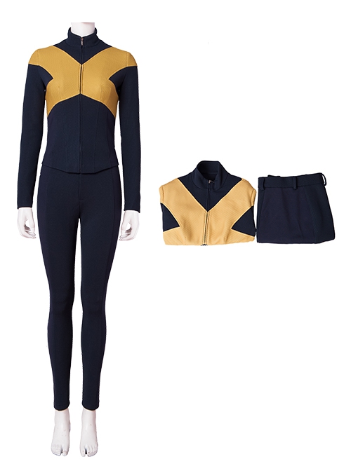 X-Men Dark Phoenix Halloween Cosplay Female X-Men College Uniform Costume Set