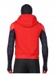 Spider-Man Into The Spider-Verse Halloween Cosplay Spider-Man Miles Morales Costume Red Vest Hoodie