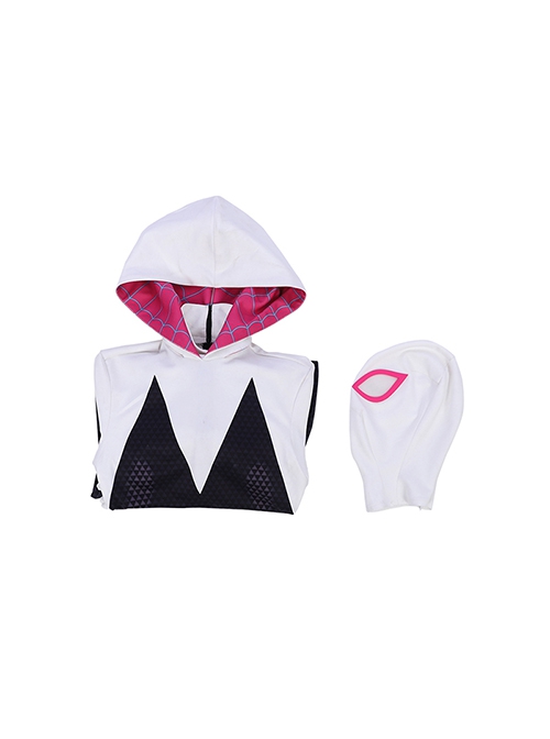 Spider-Man Into The Spider-Verse Halloween Cosplay Female Version Spider-Man Gwen Stacy Costume Full Set