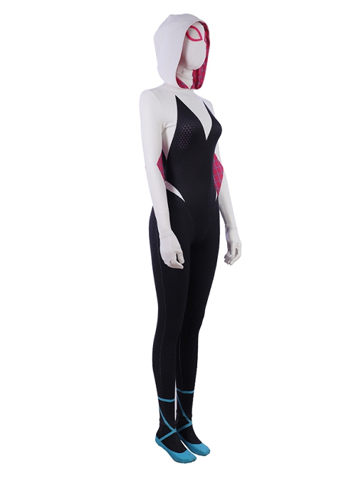 Spider-Man Into The Spider-Verse Halloween Cosplay Female Version Spider-Man Gwen Stacy Costume Full Set