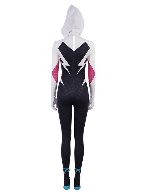 Spider-Man Into The Spider-Verse Halloween Cosplay Female Version Spider-Man Gwen Stacy Costume Full Set