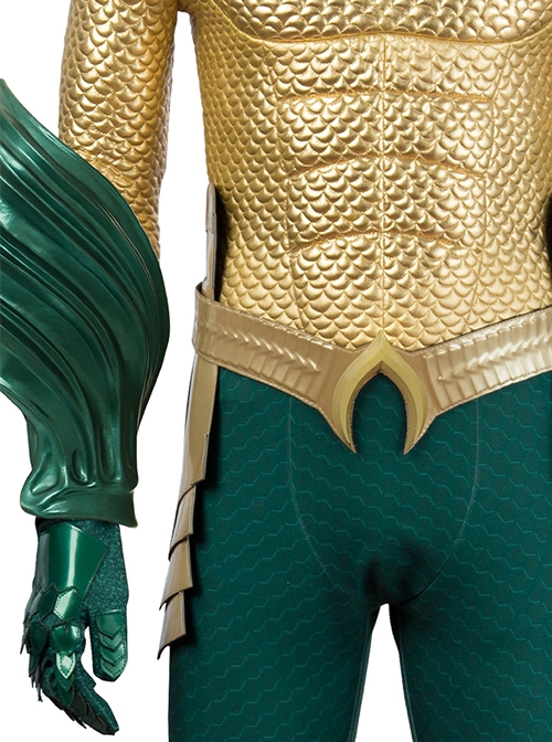 Aquaman Halloween Cosplay Arthur Curry Battle Suit Accessories Green Wrist Guards And Gloves