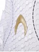 Aquaman Queen Halloween Cosplay Atlanna White Battle Suit Costume White Bodysuit