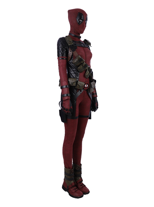 Comics Lady Deadpool Halloween Cosplay Wanda Wilson Costume Full Set Without Headgear