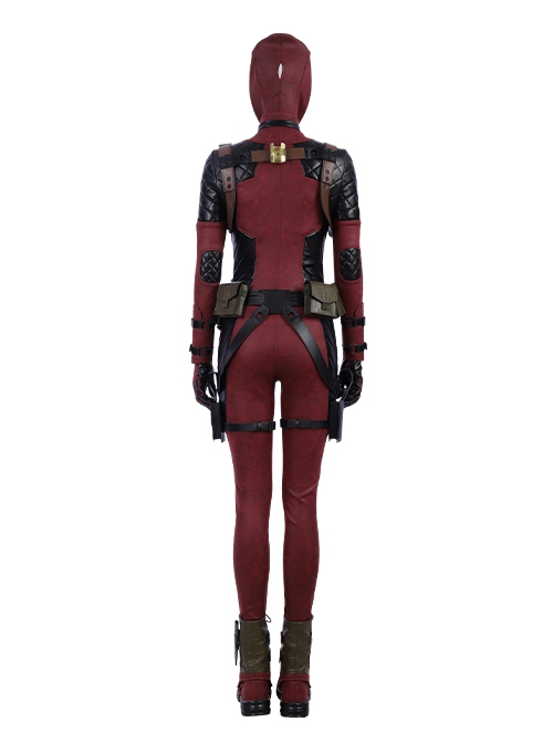 Comics Lady Deadpool Halloween Cosplay Wanda Wilson Costume Full Set Without Headgear